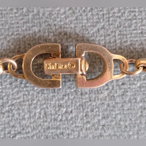 DIOR Braided Chain Necklace